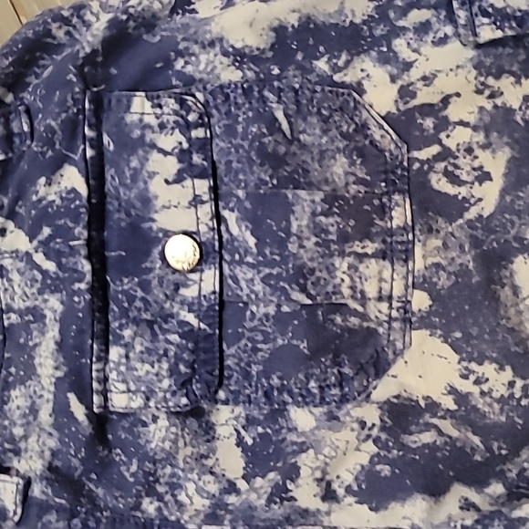 Calvin KLEIN BLUE AND WHITE SHORTS SIZE 2 - Picture 6 of 6